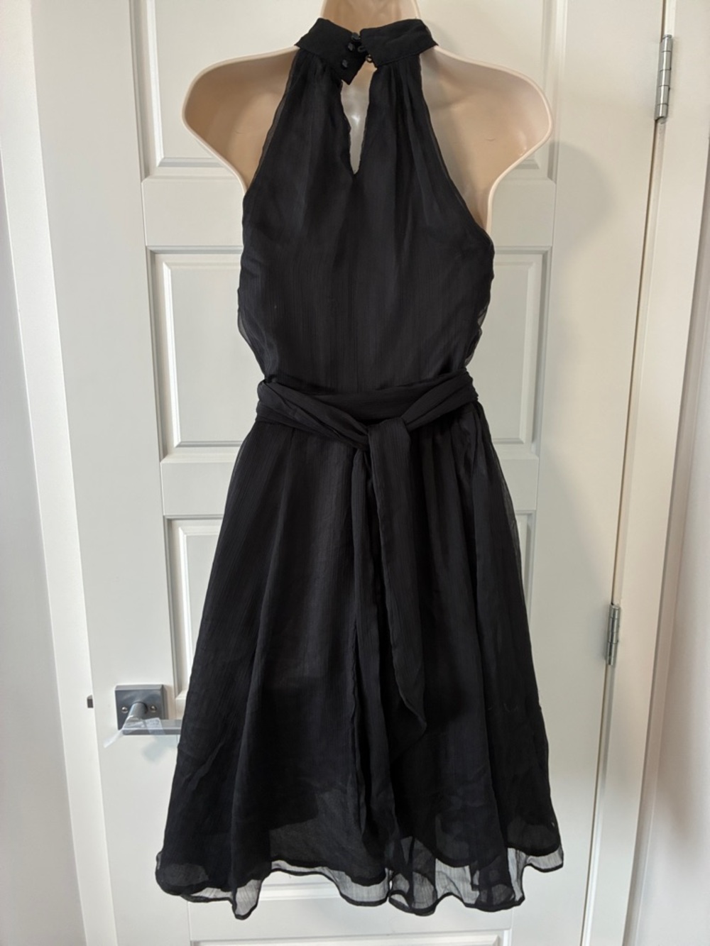 Better Be Black Ruffle Halter Dress - Picture 9 of 15
